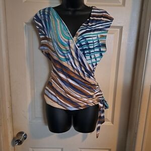 HKR collection striped blouse 5/$25